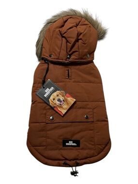 Dog Whisperer Dog Coat - Small, Brown